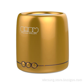 Wireless speakers, simple and elegant design, UV finish, illuminated surface, ideal for gift
